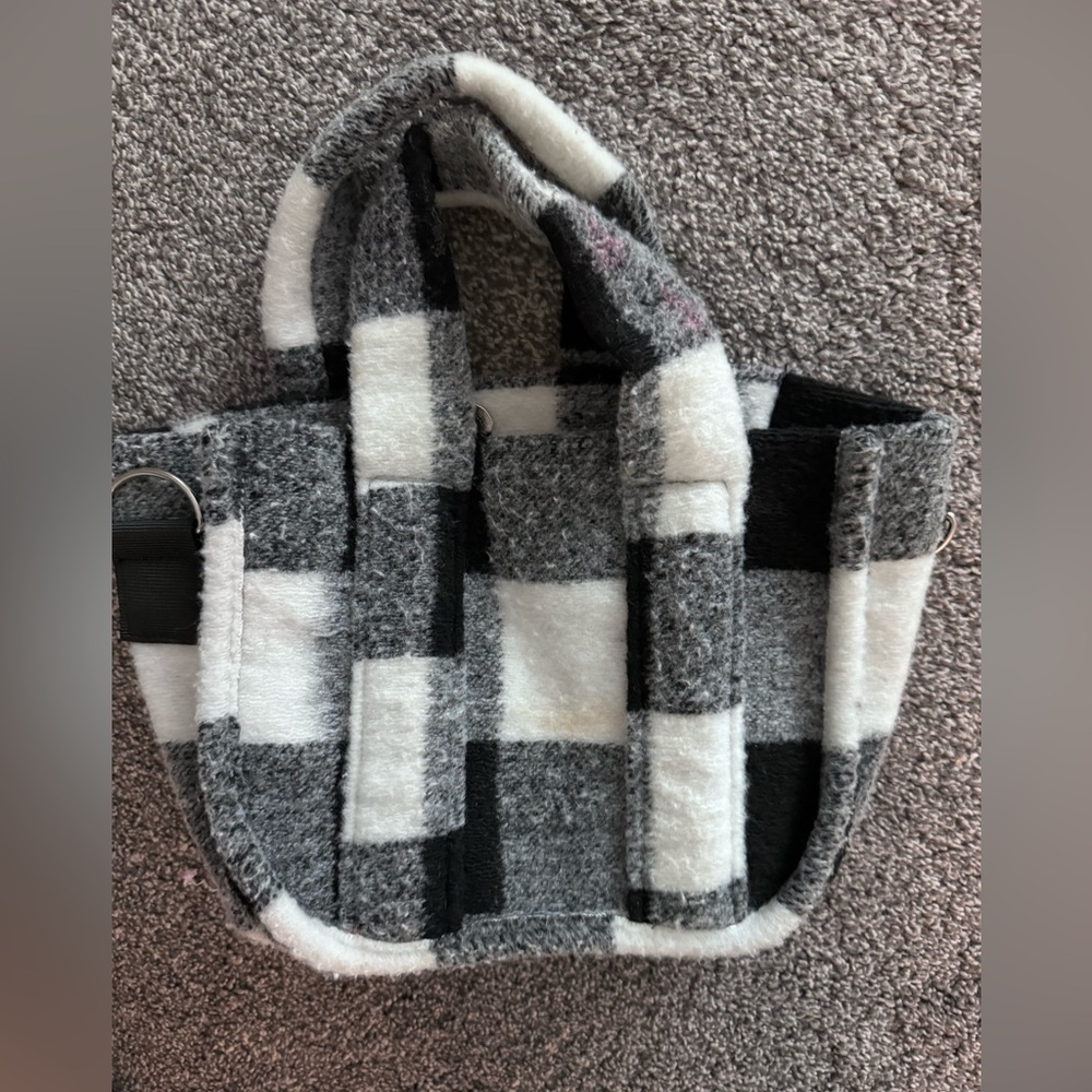 Girls flannel purse